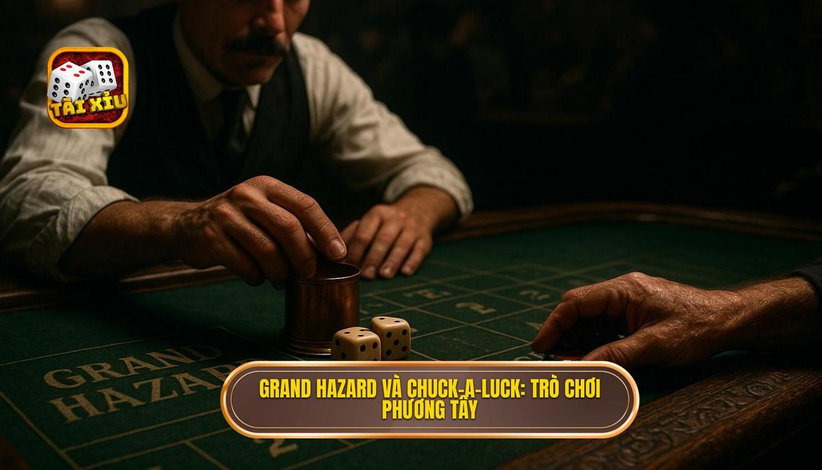 Khám phá các biến thể của Tài Xỉu: Từ truyền thống đến hiện đại 2 Grand Hazard và Chuck-a-Luck_ Những _Họ Hàng_ Phương Tây