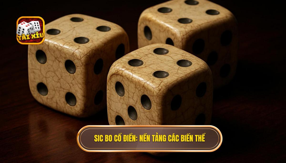 Khám phá các biến thể của Tài Xỉu: Từ truyền thống đến hiện đại 1 Sic Bo Cổ Điển_ Nền Tảng của Mọi Biến Thể