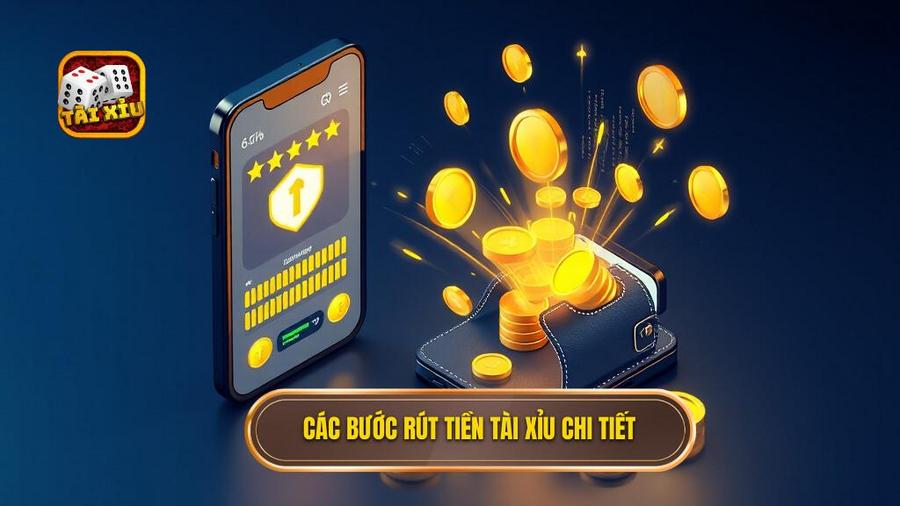 3. Các bước rút tiền Tài Xỉu chi tiết