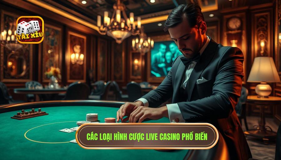 Các loại hình cược Live Casino phổ biến